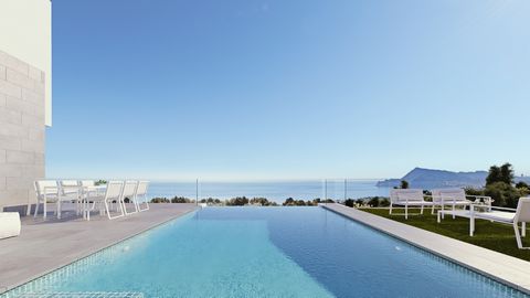 Azure Altea Homes 2, exclusivas villas de lujo en Altea, proyectos únicos y personalizados, en una ubicación irrepetible, con impresionantes vistas al mar.