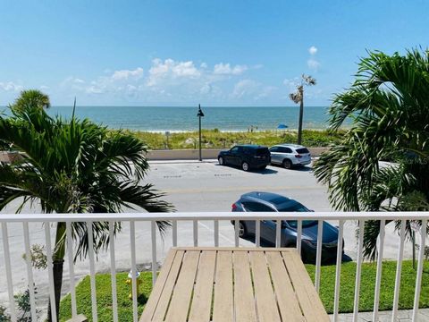 Welcome to your beachfront sanctuary in beautiful Pass-a-Grille Beach. This top-floor corner unit boasts direct Gulf of Mexico views and a heated pool. With an average rental revenue of $90, 000 a year over the last three years (2021-2023), this two-...