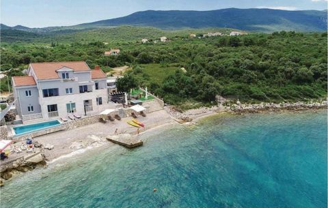 Beautiful waterfront newlt built villa on Peljesac on a wonderful pebble beach! Unique private location, private beachline, no roads, no people, just a few luxury villas nearby. This wonderful villa with swimming pool, whirlpool and yachting pier has...
