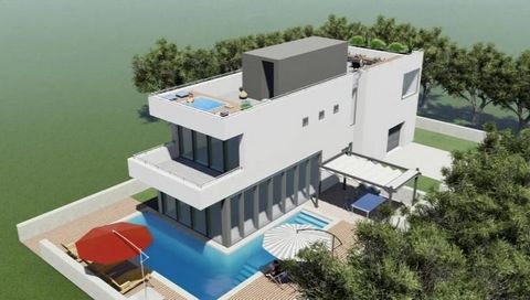 In Vrsi, etwa 20 Kilometer vom Zentrum von Zadar und 5 Kilometer von der ältesten kroatischen Königsstadt Nin entfernt, befindet sich eine neue Villa in modernem Design mit Swimmingpool und wunderschönem Meerblick im Bau. Die Stadt Vrsi ist mit einer...