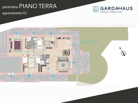 Мы предлагаем на продажу несколько жилых решений в новой резиденции 'AI GIARDINI', которая будет построена рядом с садами Арко в тихом жилом районе, со всеми основными услугами под рукой. Эта замечательная четырехкомнатная квартира с садом расположен...