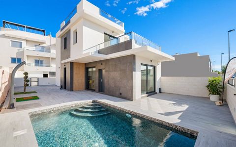 Villas for sale in Benijófar, Costa Blanca Each villa has been meticulously designed with attention to every detail, from the imposing façade to the high quality finishes inside. With ample spaces and an intelligent layout, these properties offer max...