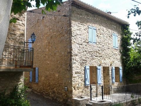 Dpt Aude (11), à vendre VILLENEUVE LES CORBIERES maison pierre P5 de 130 m² - Terrain de 570,00 m²