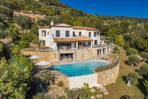 Nestled in the picturesque hills of the French Riviera countryside, this newly renovated Provencal villa epitomizes luxury living with its unparalleled quality and breathtaking panoramic views of the Mediterranean. Boasting an expansive design, this ...