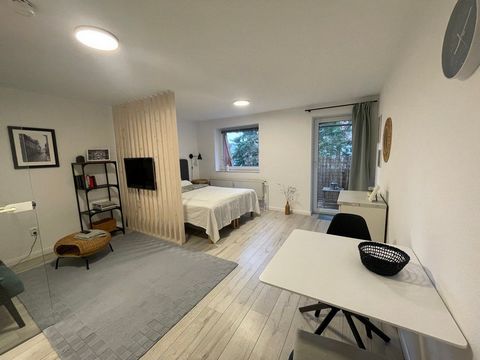 This modern 1-bedroom apartment on the second floor is truly worth a visit! It features a balcony, private parking, and Wi-Fi, ensuring you stay connected throughout your stay. The apartment is fully furnished and equipped with everything you need. I...