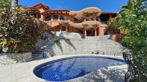 Wake up to stunning Pacific Coast and Costa Rican Mountain views at Casa Nubes. This elegant Mexican-style home is located in the exclusive neighborhood of Celajes, minutes from the white sand of Carillo Beach and 15 minutes from downtown Samara’s am...