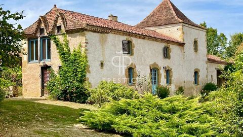 Impressive Gascon manor house, beautifully restored, set in 13 acres with gite, outbuildings and ponds. This imposing house with its metre-thick stone walls has been carefully restored over the years by the current owners using authentic period featu...