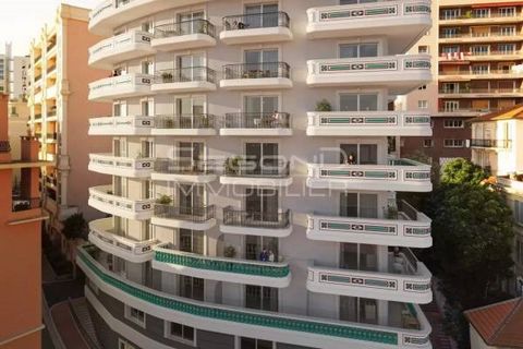 Appartement met één slaapkamer en balkon, in totaal 56,50 m², gelegen op de 3e verdieping van de toekomstige Résidence 