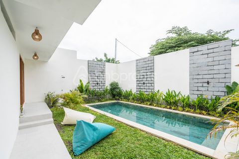 This brand new 3-bedroom villa, located in the serene Kayu Tulang area of Canggu, near the popular Park Life café, offers a perfect blend of comfort and style, tailored for both homely living and astute investment opportunities. The property boasts a...