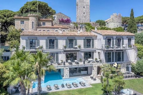 Right in the heart of the historical part of Cannes, the « Suquet », one of a kind and vast 1 000sqm renovated mansion with particularly high-quality fittings and a striking sea view over the old port, the bay of Cannes to the Lerins Islands from eve...