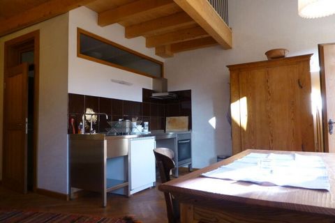 Freed from the superfluous and the necessary in abundance. Experience yourself. On historical goods: bright, stylish apartment for 2 people on 55m² with balcony. Really in the middle of the green! Warters of birds a day and silence and darkness at ni...