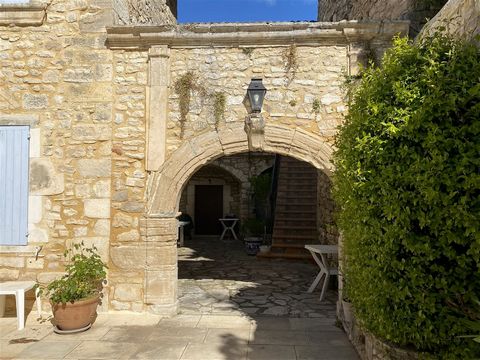 I In the beautiful setting of the Cèze valley, this imposing property is built on the ancient ramparts of the medieval,  village of Montclus, listed amongst 'Beautiful Village of France'  and enjoys a prime hilltop location overlooking its grounds, w...