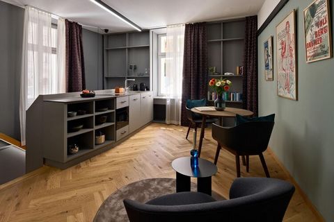 A refuge in the center of the action, whether for a business trip or a longer stay as a group: The STUDIOS offer modern, generously equipped studios in the middle of Vienna's lively inner-city district of Mariahilf. Thanks to the good public transpor...