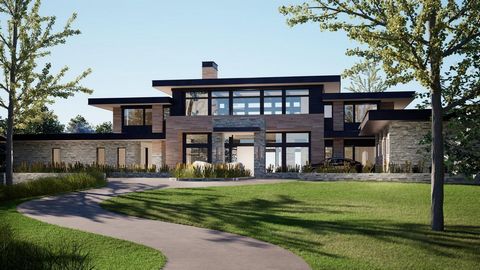 This stunning modern to-be-built home by Hendel Homes in collaboration with James McNeal Architecture & Design is set on one of the most sought-after sites on Lake Minnetonka. The property spans 2.72 acres with 240 feet of level, west-facing shorelin...