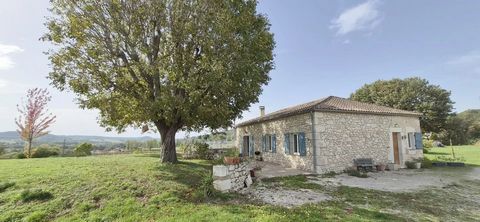 EXCLUSIVE! Lovely character house with 360° panoramic views over the valley. In a dominant position, ideally located, the house of approx. 148 m² comprises: fitted kitchen opening onto lounge/living room with fireplace opening onto superb terrace for...