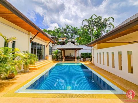 This house is built in a L-shape around the pool with internal corridors providing privacy between the living area and bedrooms. The open plan living and dining area also features a built in western kitchen with all modern appliances. The house incor...