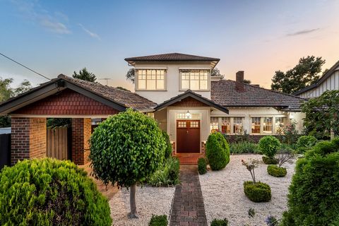 Flaunting irreplaceable period elegance and a coveted location, this charming c1920’s clinker brick residence’s superbly presented and impressively proportioned dimensions provide both current day family appeal and scope for future improvement (STCA)...