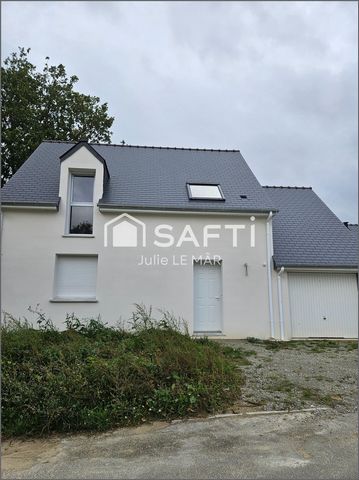 SOUS OFFRE À vendre à Elven : Maison neuve de 80m² avec terrain de 341m² – Lumineuse et bien située ! Située à Elven, à deux pas de tous les commerces, écoles et collèges, cette maison neuve de 80m² est idéale pour une vie de famille épanouie. Vous s...