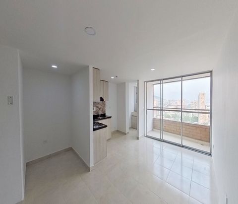 Apartamento en venta de 75m², con vista exterior, ubicado en un 19avo piso, acceso por ascensor y escaleras, parqueadero y cuarto útil . Consta de 3 habitaciones, 2 baños, sala comedor, cocina integral y zona de ropas. Tiene piso cerámico en todas su...