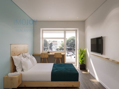 Studio de 17,55m2 avec balcon de 3,6m2 - rendement sur 5 ans de 5% ou un rendement flexible en option Carcavelos I, situé dans le quartier de Junqueiro, à 5mn à pied de la plage de Carcavelos et à 15mn de la Nova School of Business and Economics, est...