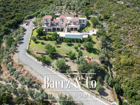 A unique property, just 350 meters from the beach, with a total plot area of 43.000 m2 and a magnificent view to the sea, Spetses and the green slopes of the area, is available for sale. Within this plot, 3 luxury villas have been built with a total ...