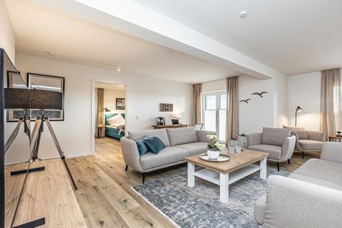 Avec une vue directe sur l'eau et un emplacement unique directement sur la Schlei, le « Fjordi-Koje 1 » au Pionierhafen Schleswig offre l'endroit idéal pour vos vacances. L'appartement de vacances offre 116 m² de séjour et salle à manger ouvert avec ...