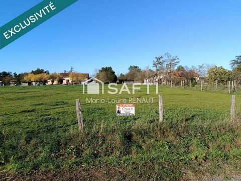 Terrain plat constructible - 1600m² - Campagne - Secteur rare