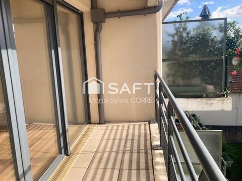 Le Vésinet, T2 lumineux, dernier étage, immeuble 2013