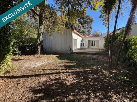 Maison plein pied 110m², 3 chambres et jardin.