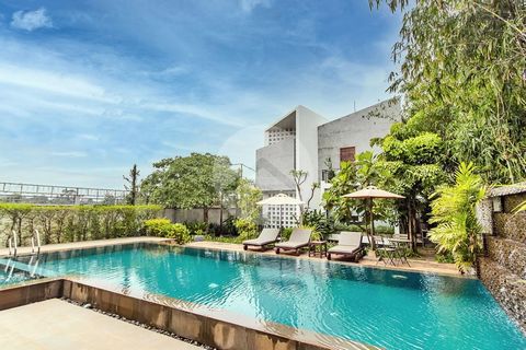 Offering a tasteful villa residence in Siem Reap, this two-bedroom abode is now being offered for sale. The compound already features a private pool, tropical gardenscapes, with high quality construction and furnishings. With 1072 sqm. total size (16...