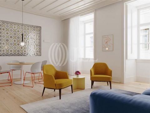 2 Bedroom apartment, new, with 83 sqm (gross floor area), with 2 balconies, at the Conceição 123 project, in downtown Lisbon. Conceição 123 is set among the Pombaline buildings in downtown Lisbon, where the capital's urban life meets centuries-old ar...