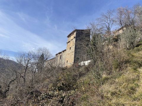 Sant'Anatolia di Narco, in the Case of Caso, in a dominant and extremely panoramic position, we offer for sale a portion of an old farmhouse with a tower to be completely restored with land. The building consists of two rooms on the ground floor with...