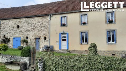 A26569MRS23 - This lovely 3 bedroom longère has been renovated with taste and is immediately habitable. Attached to the house are two barns with a utility room, workshop, storage space and another little house to renovate with an already finished bat...