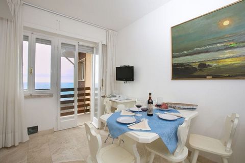Denne vakre leiligheten ligger i en moderne fire-etasjes bygning, rett ved stranden i Marina di Castagneto Carducci. Du kommer til denne smakfullt innredede leiligheten med heis. Kjøkkenet er fullt utstyrt og utstyrt. Fra balkongen, hvor du kan spise...