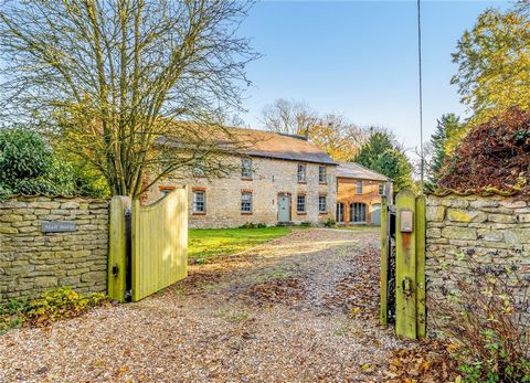 This fine, stone barn conversion offers 5 generous bedrooms, 2 en suite, and 4 large reception rooms, and stands in a quiet, private spot in the pretty Cliff village of Boothby Graffoe, 9 miles south of Lincoln. The property, featuring overhead beams...