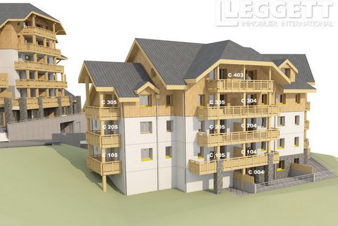 A27171NAS38 - This incredible new development offers bright and spacious apartments in the traditional resort of Vaujany, with access to the expansive Alpe d’Huez ski area. This beautiful apartment features 2 bedrooms as well as an additional bunk ro...