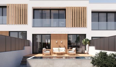 Welcome to these incredible villas located in Ferragudo. These townhouses are designed for those who value well-being, quality of life, comfort and a privileged location. These townhouses benefit from private gardens and swimming pools, providing spe...