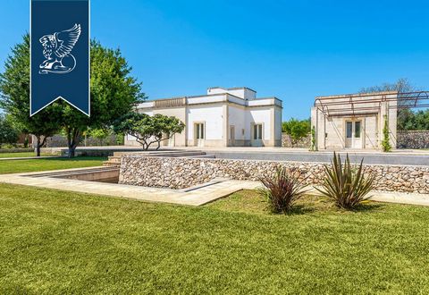 The luxurious villa in Maglie, near Otranto, is located in a town recognized by UNESCO as an object of cultural heritage. The villa rises in a secluded and quiet place, next to the city of Maglie, providing the perfect combination of calm and proximi...