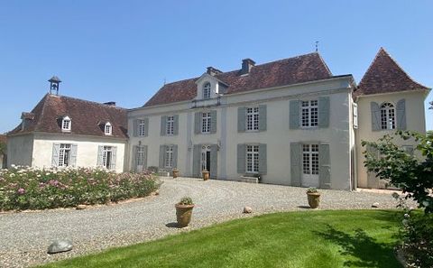 This elegant and quintessentially French Château is an exceptional find in this region.  The beautiful historic city of Pau with its International school can be reached in 20 minutes and its airport is a mere 15 minutes’ drive away.  Dating back to t...