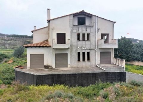 Partially finished house in Vraona, East Attica Α canvas for a dream country estate Region: Vraona (Markopoulo) :Plot Area: 4464 sq. m unfenced (48500 sq. ft. ) Description: 3 - story house + basement. Basement faces side yard 340 sq. m. (3660 sq. ft...