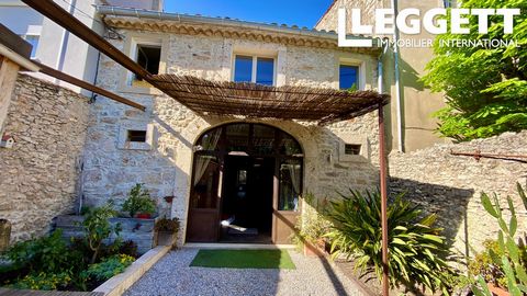 A27465GA11 - Unusual conversion of an old wine cave. On the ground floor , the 5 old wine vats have been converted into storage rooms and there is a guest studio apartment with kitchenette, sleeping/lounge area and shower room with toilet and basin. ...
