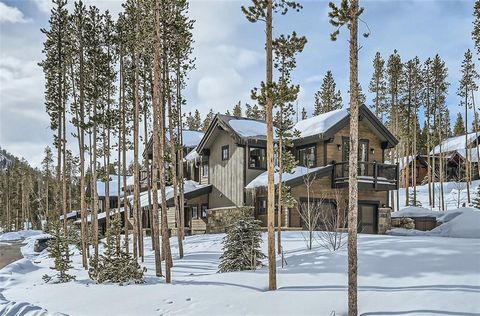Enjoy sweeping views and privacy in the Highlands at Breck. Just down the street from the Gold Run trailhead for hiking, biking, cross country skiing, and a stone's throw to the Breckenridge Golf Course. Beautiful outdoor space, with two patios and t...