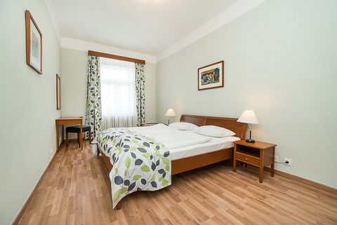 Apartment is ideally located in apartment hotel with 24 hours english speaking reception at the most prestigious and beautiful part of Prague called Královské Vinohrady. In the close surrounding you will find a lot of gourmet restaurants, lively bars...