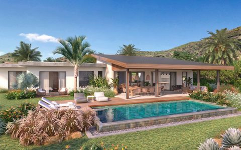 Eco-friendly luxury villa for sale, Tamarin, Mauritius (PDS) Prestigious villa with breathtaking views of the mountains in an exceptional resort in Mauritius. Discover this sumptuous 4 bedroom ensuite villa offering panoramic views of the mountains o...