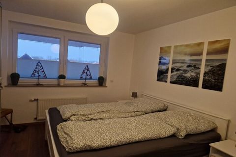 Vakantieappartement met uitzicht op de dijk in Horumersiel. Al na enkele meters bereikt u via een voetgangersbrug de dijk en de Noordzee.