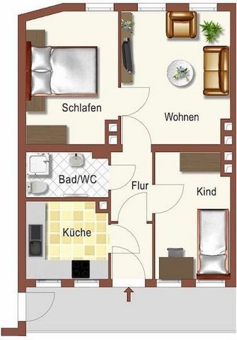 I will rent my beautiful apartment for 6 months in downtown Nürnberg. The apartment includes a living room, a small room (office), a balcony, a kitchen, and a large bedroom, all within 52 m². The kitchen is equipped with a fridge and washing machine....