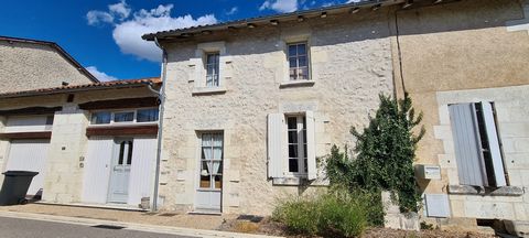 Riverside property for sale south Charente. Four bedroom village house with an enviable river front postion in the heart of a sought after village in the south Charente. Spread over two floor the ground consists of a large living/dining room with hug...