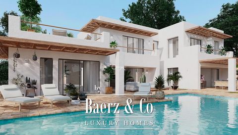 Prachtige luxe villa in mediterrane stijl met bouwvergunning. Uitzicht op de bergen en de zee en gelegen op slechts enkele minuten van het strand, scholen, internationale restaurants, golfbaan en supermarkten.Deze prachtige villa met houten details i...