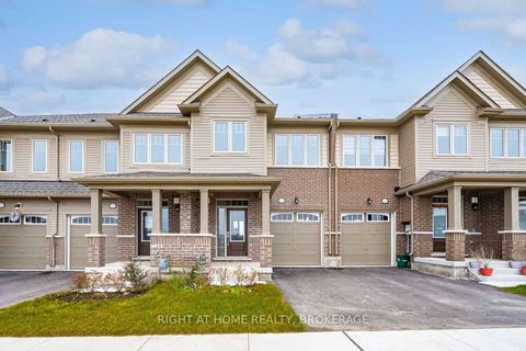 Fabulous Brand New Two Story Townhouse in new Storybrook subdivision in Beautiful Fergus, No Neighbors at the back total Open View. Very spacious 1,630 sqft, with Three Bedrooms, Three Washrooms. Stunning layout with 9ft Ceiling as you enter open vie...