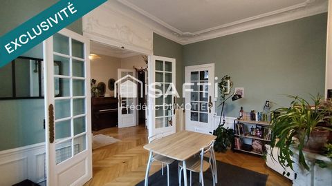 Le charme d'un appartement haussmannien au centre St Quentin de 3 pièces dont 1 chambre